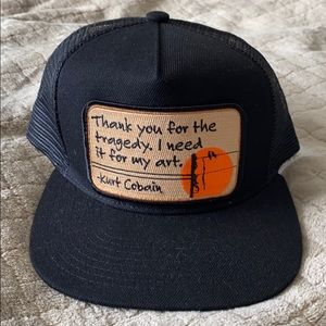 Kurt Cobain quote Trucker Hat